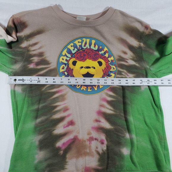 Grateful‎ Dead Dancing Bear Tie Dye Crewneck Sweatshirt Medium MD M - Picture 5 of 7